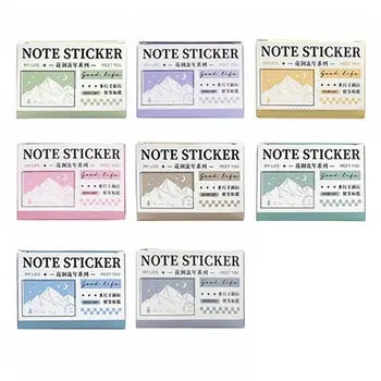 Pull-out Memo Pad Sticky Note Full Adhesive Labels Stickers DIY Scrapbook Sticker Student Tearable Notepad 1