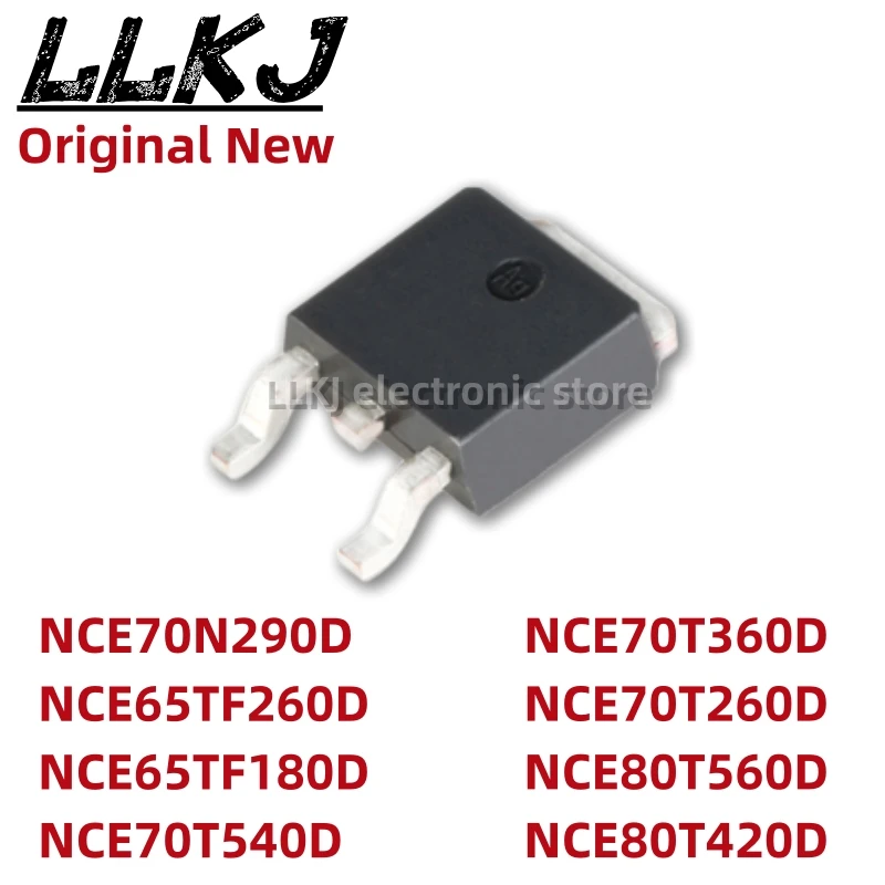 

1 шт. NCE70N290D NCE65TF260D NCE65TF180D NCE70T540D NCE70T360D NCE70T260D NCE80T560D NCE80T420D TO263 полевой транзистор TO-263