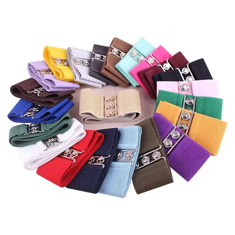 

All-match 22 color ladies high elastic elastic belt with skirt coat female decorative corset 7.5CM wide waist seal Korea