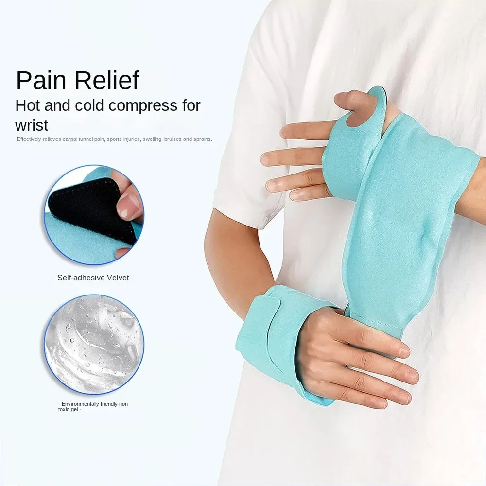 Wrist Ice Pack Wrap Hot and Cold Compress Gel Thumb & Hand Ice Pack Glove for Arthritis Relief Hand Finger Massage Tools