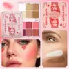 12-Color Iron Box Rouge Plate One Plate of Multi-purpose Natural Matte Concealer Blush Cream Contour and Highlighter Palette 2
