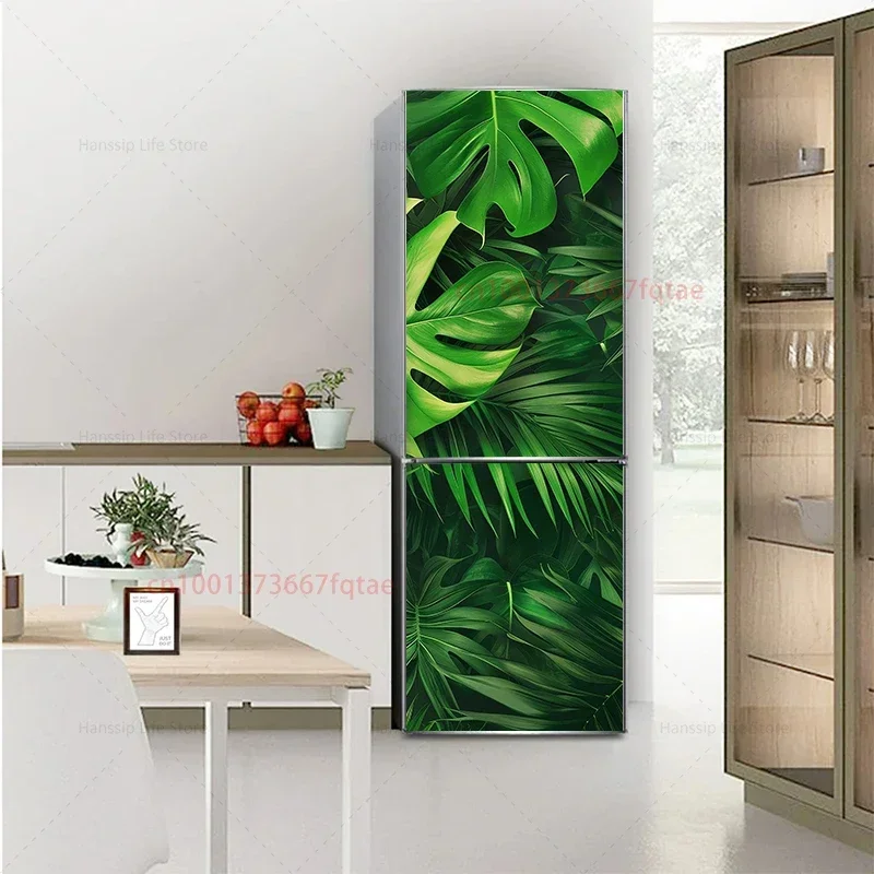 thumbnail image 1 of Calcomanías para puerta de refrigerador con estampado de frutas realistas en 3D, para despegar y pegar, impermeables, para puerta de refrigerador de cocina, 1 of 5