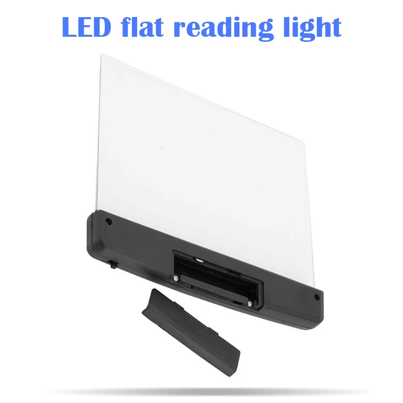 thumbnail image 2 of JOYWEI Book Reading Light, Flat Book Light For Reading In Bed Portable Led Lamp Eye Protection Plate Illuminator Night Owl Accessories Lovers 2 of 11