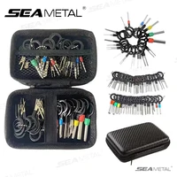 SEAMETAL 41/59pcs Car Terminal Removal Kit Box Wire Plug Connector Extractor Puller Release Pin Extractor Set Repair Hand Tools 1