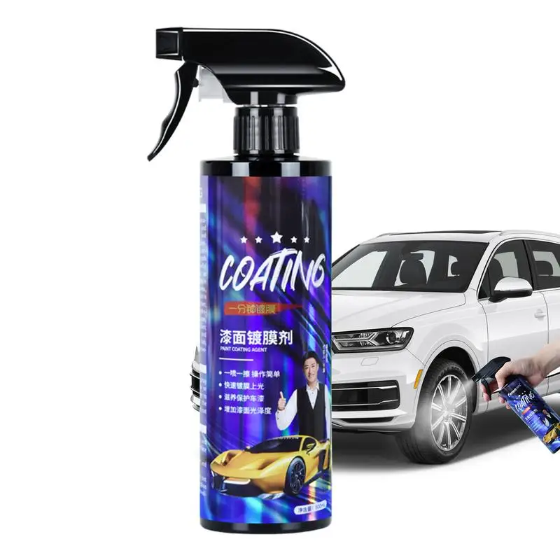 

500ml Car Ceramic Nano Coating Liquid vehicle Crystal Hydrophobic Layer Polishing Paint Coating Agent auto UV Resistant spray