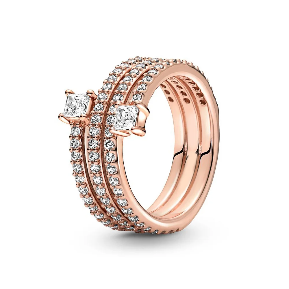 

Женское кольцо из серебра 925 пробы, с тремя спиралями