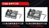 220V Multifunctional Small Milling Machine 16mm Industrial Grade High-precision Desktop 450W with 3-inch Flat Pliers Bench Drill 5