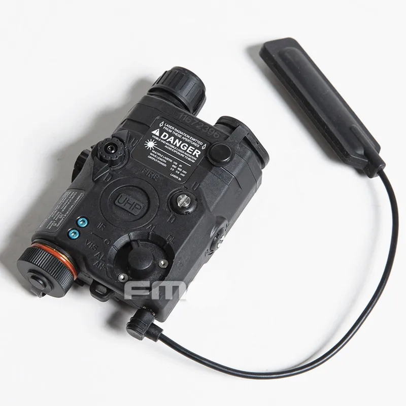 PEQ-LED Gun Light with Red Dot Laser Indicator, IR Signal, Hunting Rifle, UHP LA5-A 15, New Version,