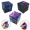 Mini Fidget Block Infinity Cube Galaxy Space Sensory Desk Toy Fidget Block Magic Puzzle Flip Cube for Teens Adult Birthday Gifts 1