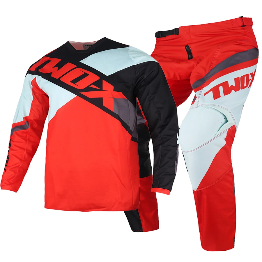 Two-x Youth Jersey Pant Combo Kids MX Motocross Gear Set  ̽ Ʈ ε MTB ATV   DH Pantalones, 2023