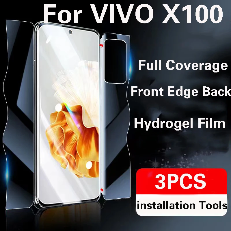 X100Pro Pellicola Salvaschermo Per Vivo X100 Pro Butterfly Hydrogel Film X100 Bordo Fotocamera Anteriore Posteriore