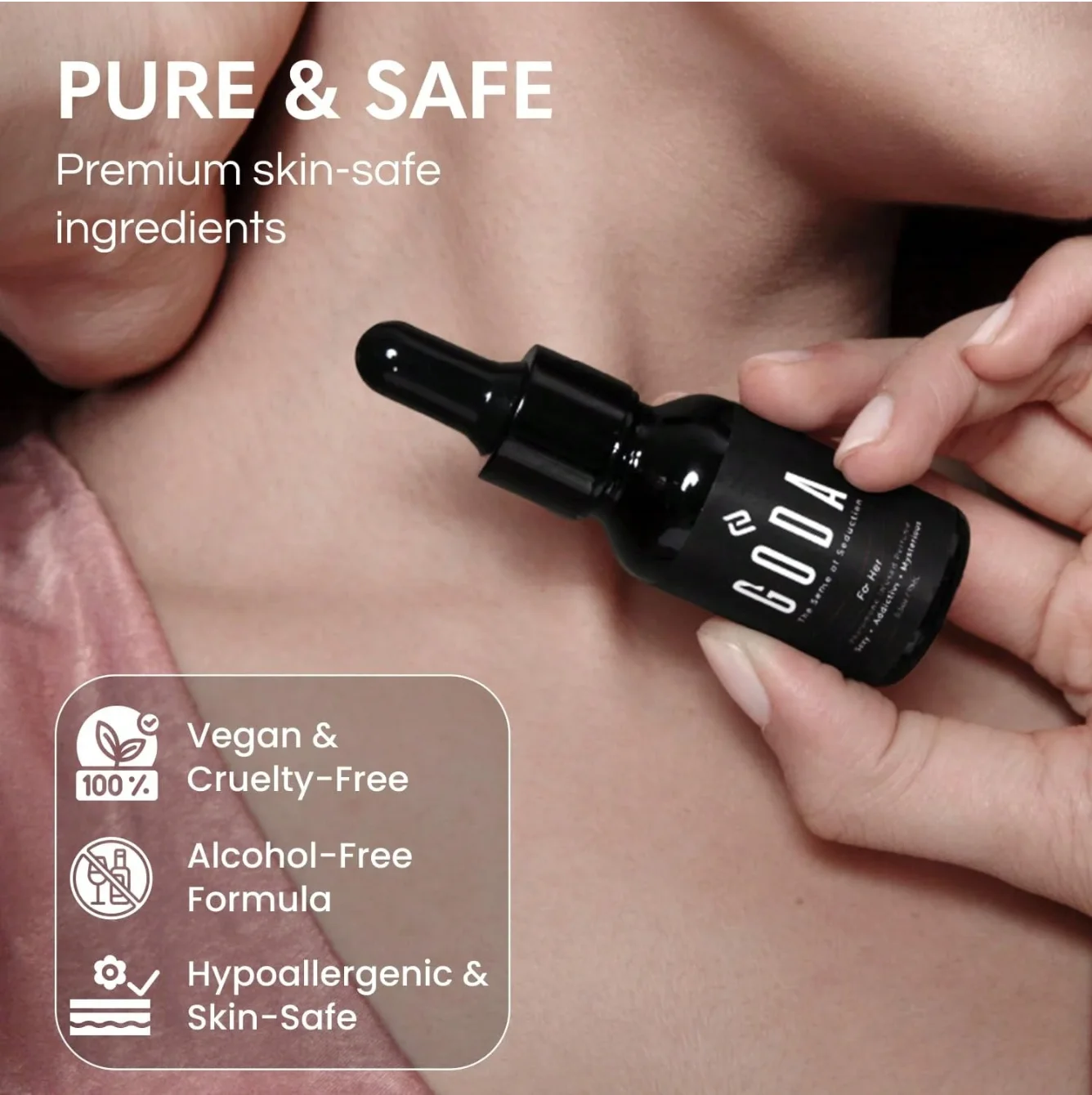 Floral Amber Pheromone Perfume For Women,GODA For Her,15ml(0.5oz),WIth Jasmine And Blackcurrant_voghion.com