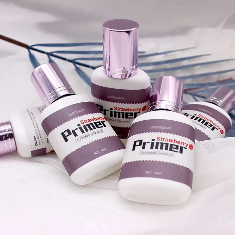 Eyelash Glue Eonbeaut Primer Clear Glue 15ml Strawberry Booster Korea Original Eyelash Extension Professinal Cleanser Adhesive