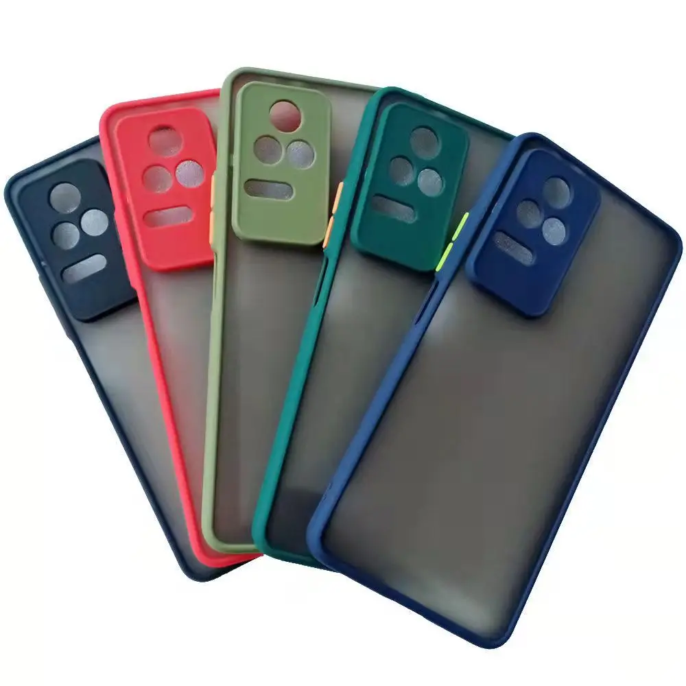 Hautgefühl Matte Harte PC Telefonhülle Candy Farbe Weiche Kante Schale All-inclusive-Linse Anti-Fall-Abdeckung für Xiaomi Redmi K5_voghion.com