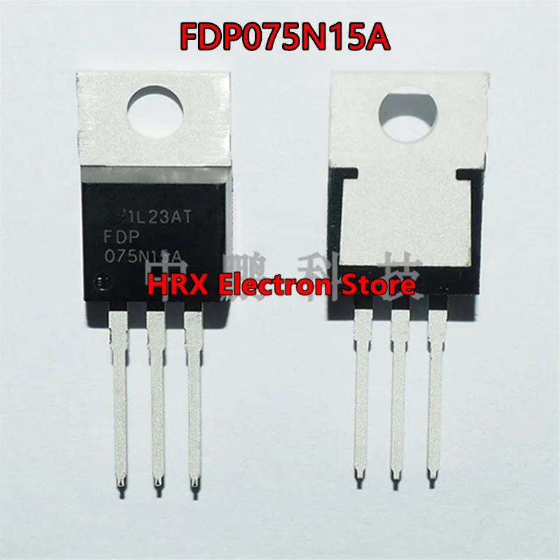 

New Original Import FDP075N15A 075N15A TO-220 MOSFET 150V 130A 10PCS/LOT