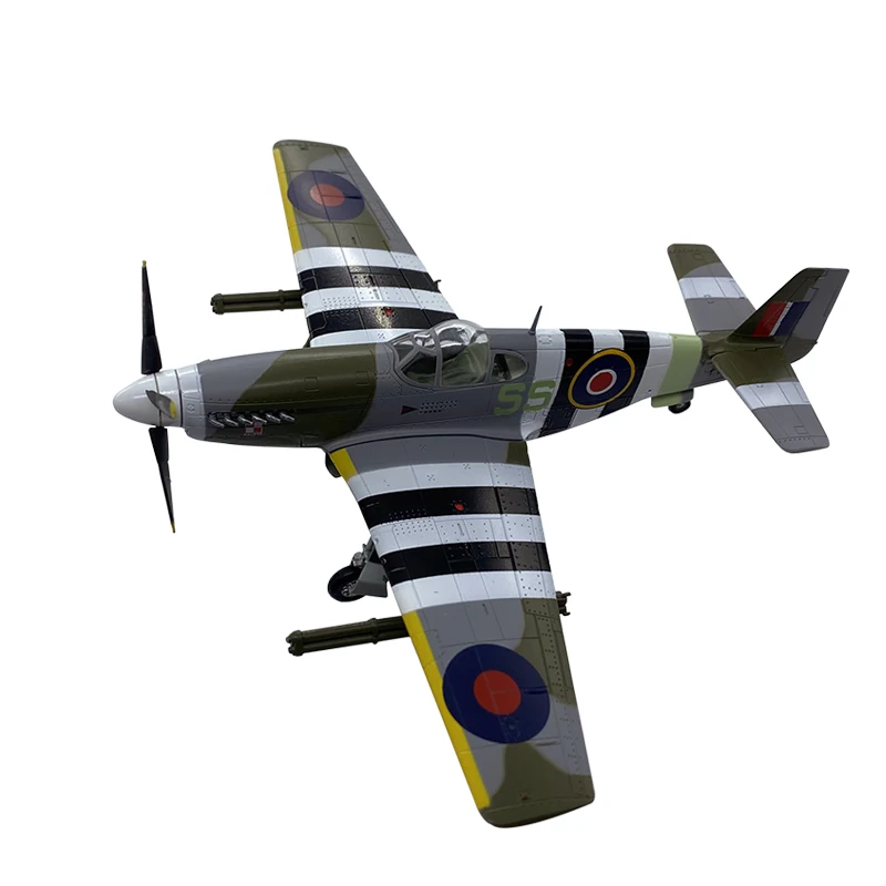 1:72 World War II Model American P-51 Mustang Military Fighter ABS Finished Static Decorations Collection Gift Display For Adult