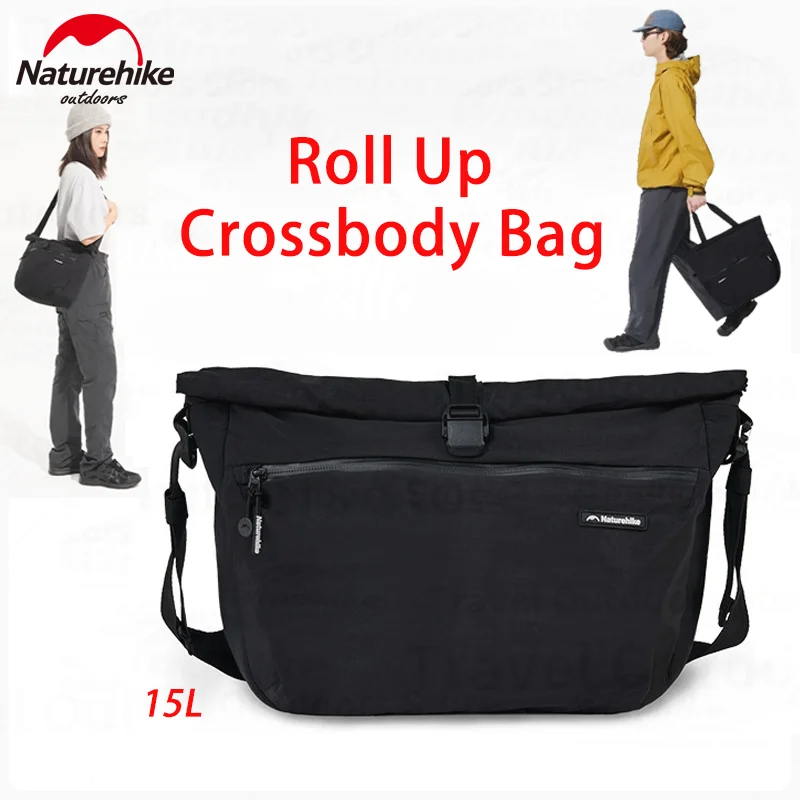 Naturehike Oxygen Roll-Up Dual-use Crossbody Bag Quick Access Men/Women's Travel Commuter Laptop Bag Large Capacity Storage