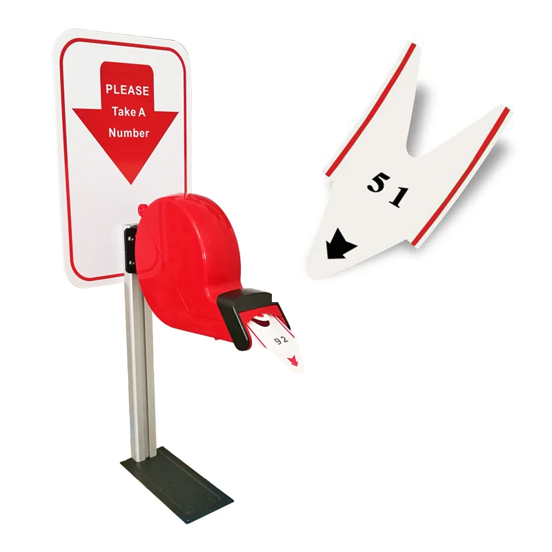 Aluminium Alloy 2 Digit Number Screen NEXT Counter Button Ticket Dispenser Queue Wireless Calling System Service Station