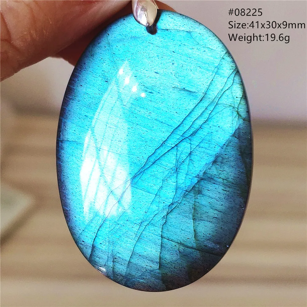 Natural Blue Labradorite Beads Pendant Purple Labradorite Jewelry Women Men Water Drop Crystal AAAAAA