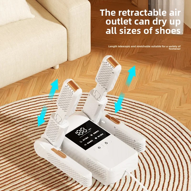  New Cross-border Drying Shoe Killer Bacteria Deodorizing Shoe Dryer Wet Dry Two Uses Smart Home Drying Device 