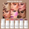 Matte Glitter Face Blusher Stick high gloss Cheek Eye Blush Highlighter Contour Stick Rouge Blush Stick cosmetics Female Makeup 1