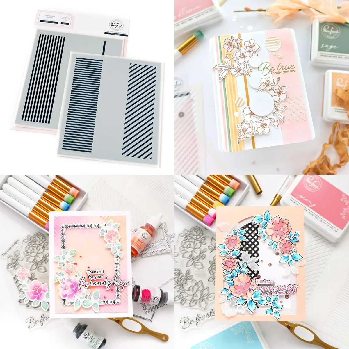 

Streak Border Background Frame Layering Stencil For DIY Greeting Card Making Scrapbook Craft Decoration Handmadde Gift New 2024