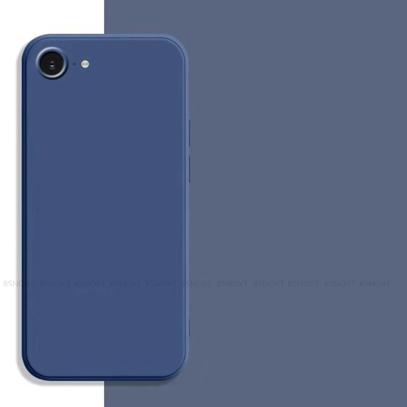 Premium Shockproof Liquid Silicone Phone Case - Soft Protective Back Armor Cover