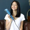 KIPOZI Adjustable Hair Straightener 1.75 Inch Wide Titanium Flat Iron Professional Styler LCD Display 30S Fast Heat Dual Voltage 6