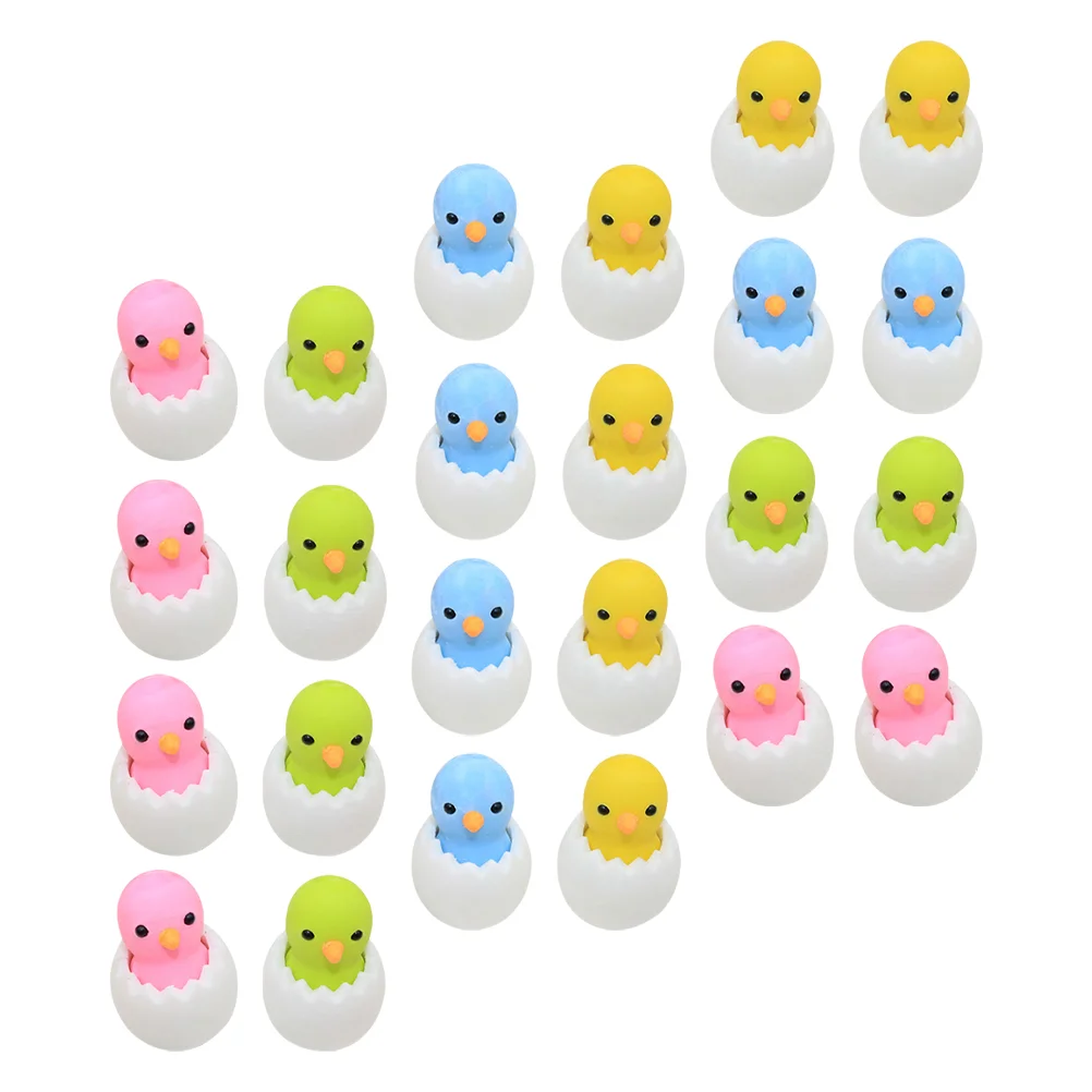 

Cute Chick Shaped Erasers Mini Eraserss Novelty Erasers 3D Erasers Classroom Rewards