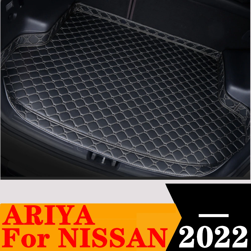 

Коврик для багажника автомобиля с высокой боковой стороны для NISSAN Ariya 2022, поднос для багажника, коврик для багажа, задний подкладка для груза, защитный чехол, коврик для салона автомобиля, коврик