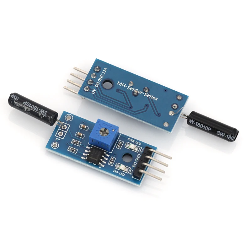 Javino Vibration Sensor Module Normally Opened Type SW18010P Vibration switch alarm sensor module for Arduino sensor module