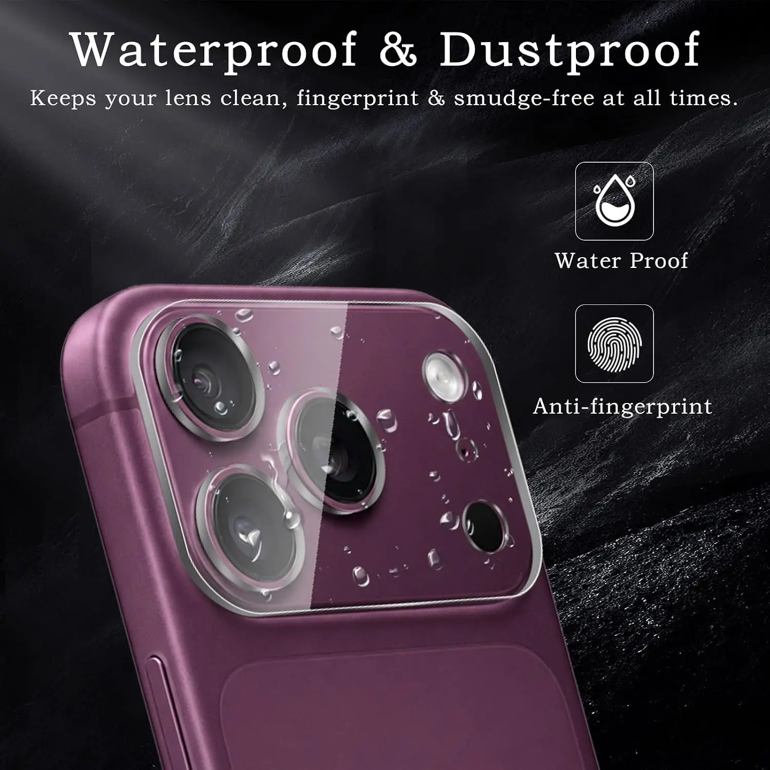 Premium Tempered Glass Camera Lens Protectors - Clear Anti-Scratch Films