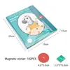 Children Magnetic Fraction Learning Math Toys Wooden Fraction Book Set Parish Teaching Aids Arithmetic Learning Educational Toys 6