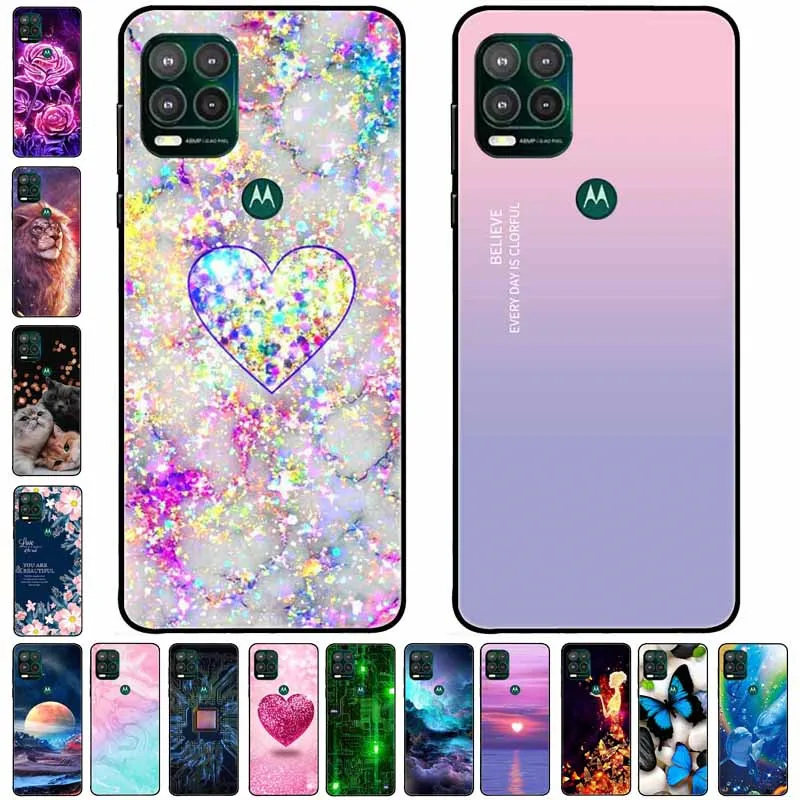 LCEHTOGYE Cover per Motorola Moto G Stylus 5G 2022,Custodie Morbido Silicone Case Ultra Sottile TPU Flessibile Protettiva Custodia (6,78) - WD23