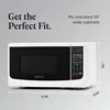 Countertop Microwave 700 Watt, Cubic Feet - With LED Lighting and Child Lock - Perfect for Apartments and Dorms - Easy to Clean 3