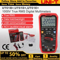 UNI-T UT61B UT61D UT61E Plus Smart Multimeter Digital Professional Multi Meter 22000 Counts AC DC Ammeter Voltmeter Multitester 1