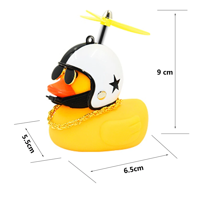 Bicycle Bell Duck for Motorcycle Bike Accessories Helmet Light for MTB Cycling