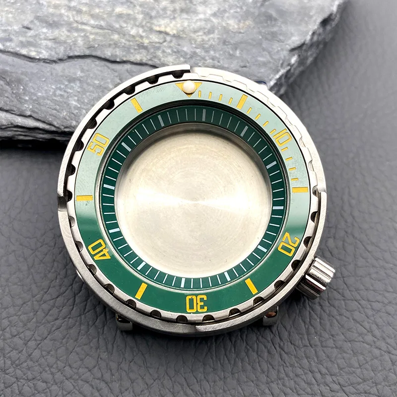 47mm 참치캔 시계 케이스 포함 사파이어 글라스 7S 4R NH35 NH36 오토매..