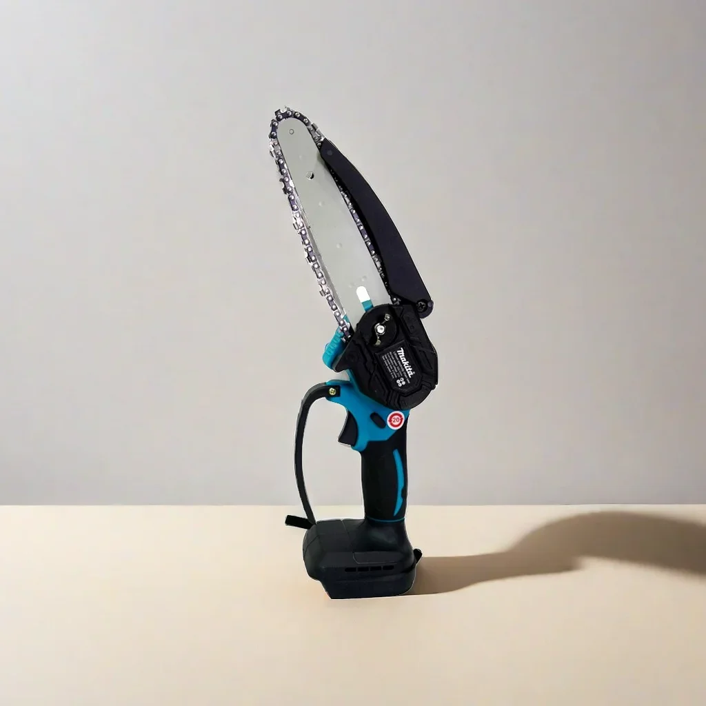 

Makita 6-дюймовая бензопила, электрическая литиевая батарея, деревообрабатывающая обрезка, садовый инструмент для одной руки, перезаряжаемая маленькая Подрезка древесины