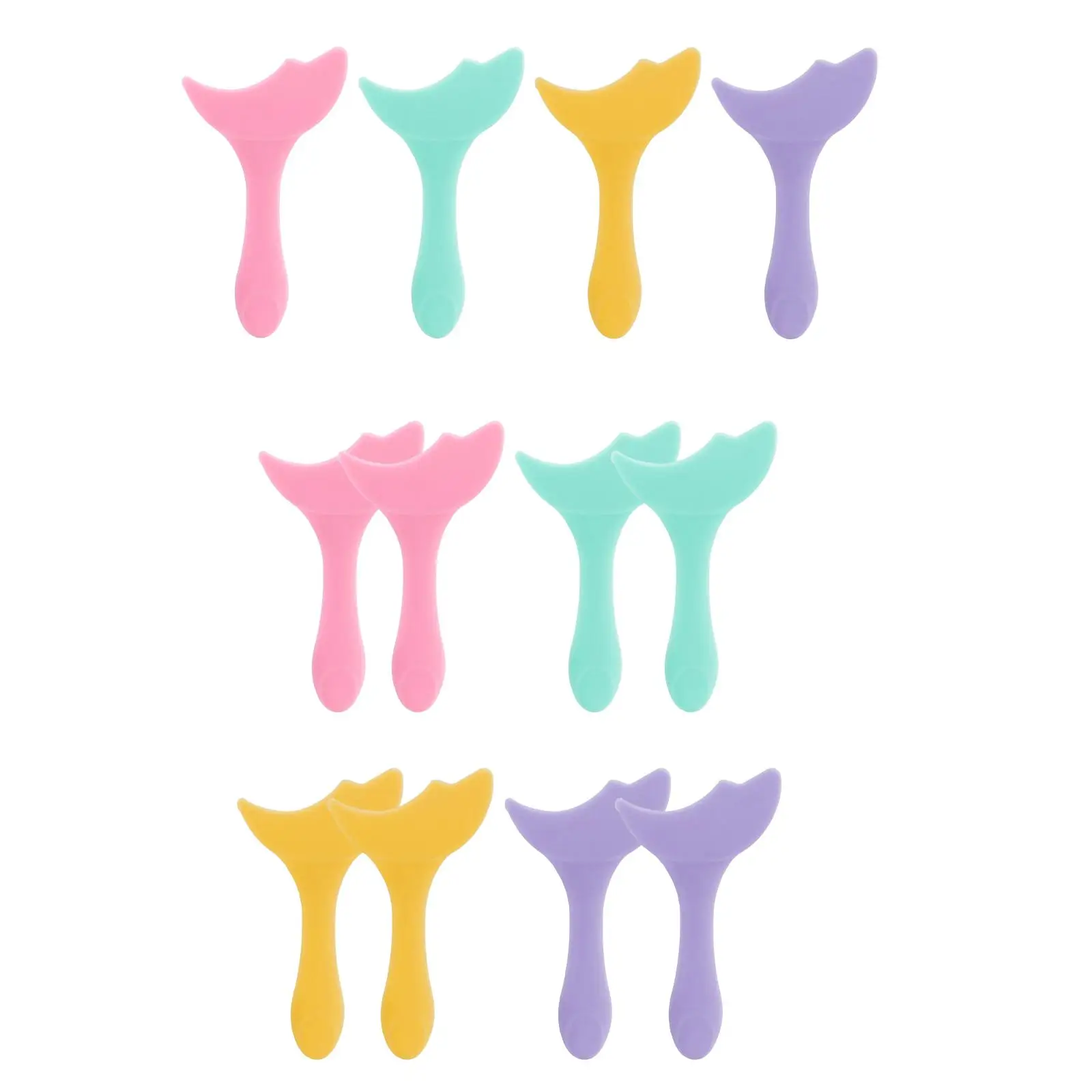 

Eyeliner Stencils Silicone Template Quick Makeup Tool Perfect Gift Assistant Lip Line Aid Washable Eyeshadow Applicators Plate