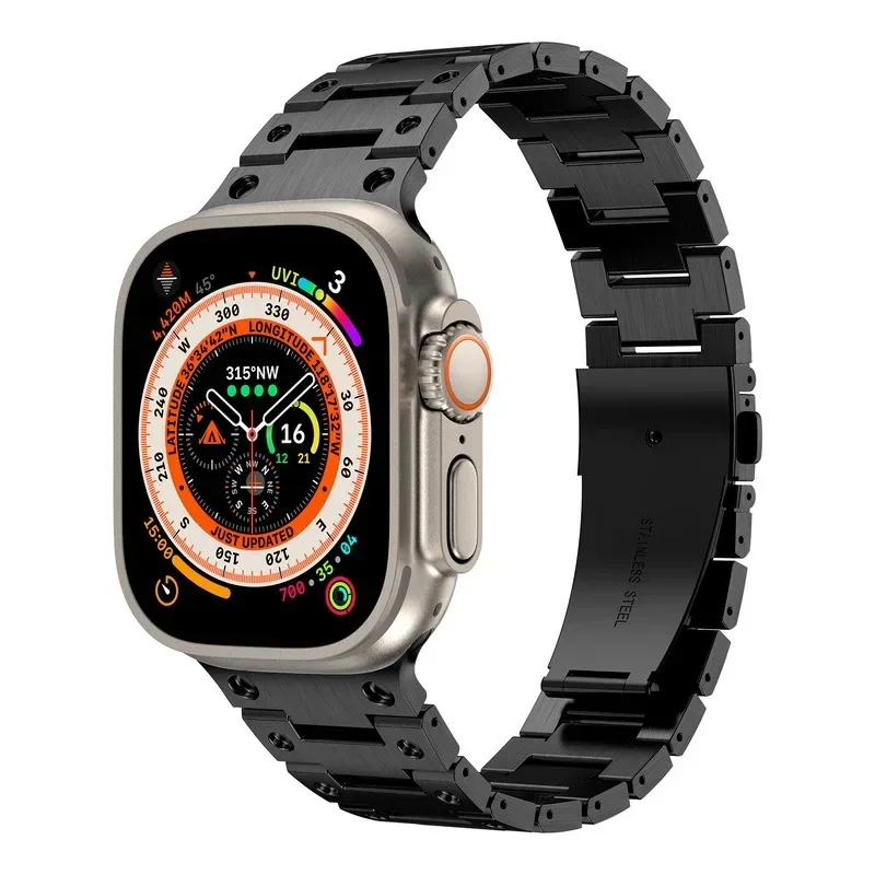 Premium Stainless Steel Metal Strap for Apple Watch - Elegant Bracelet Band