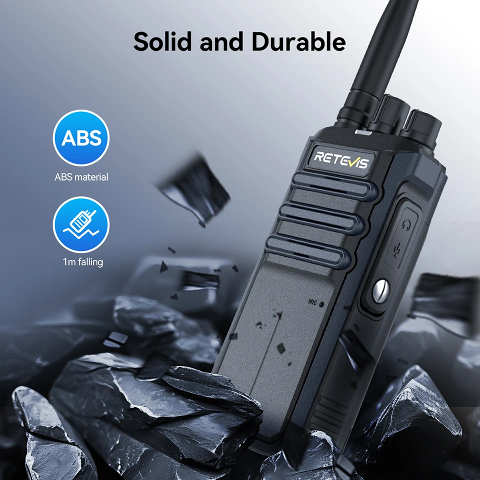 Retevis RT86A Walkie Talkie Radio Heavy Duty Walkie-talkie Communication Long Range 2 pcs Radio Communicator Emergency radio