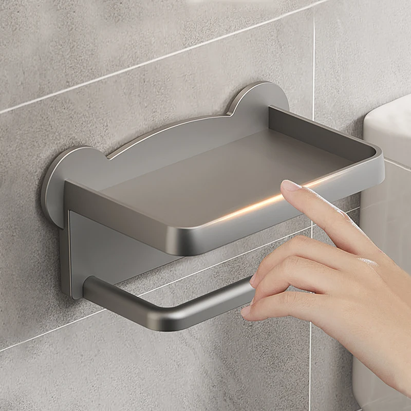 Paper Towel Holder Bathroom Without Punching Storage