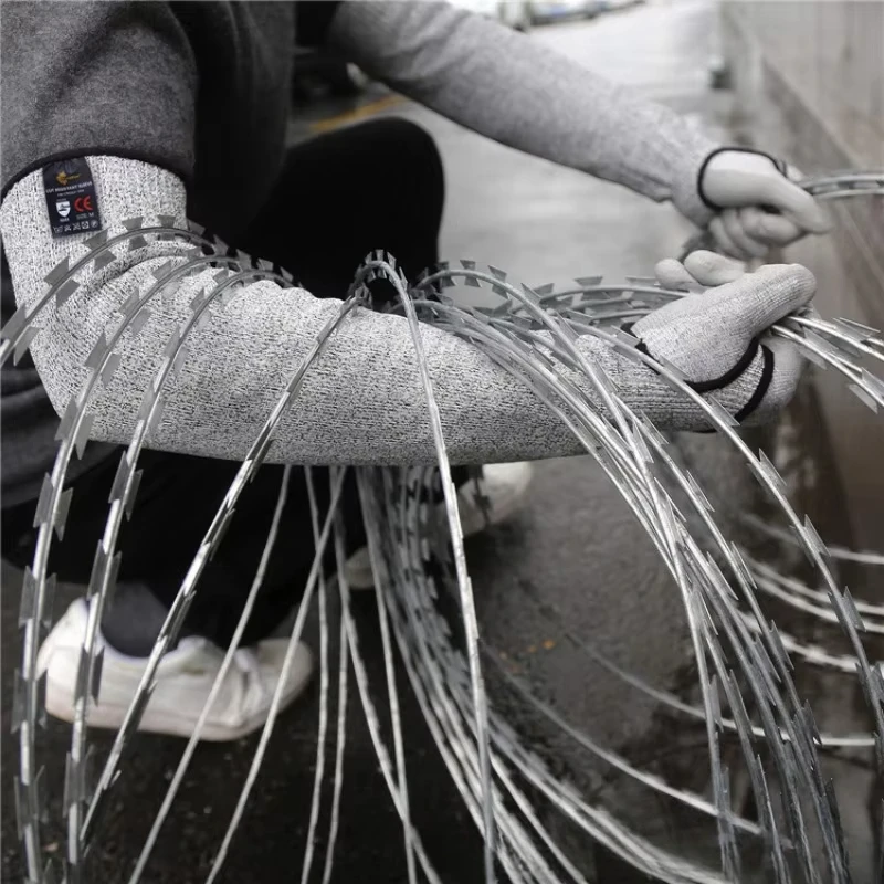 Anti Cut Arm Sleeves 1Pc Level 5 HPPE Cut Resistant Anti-Puncture Work Protection