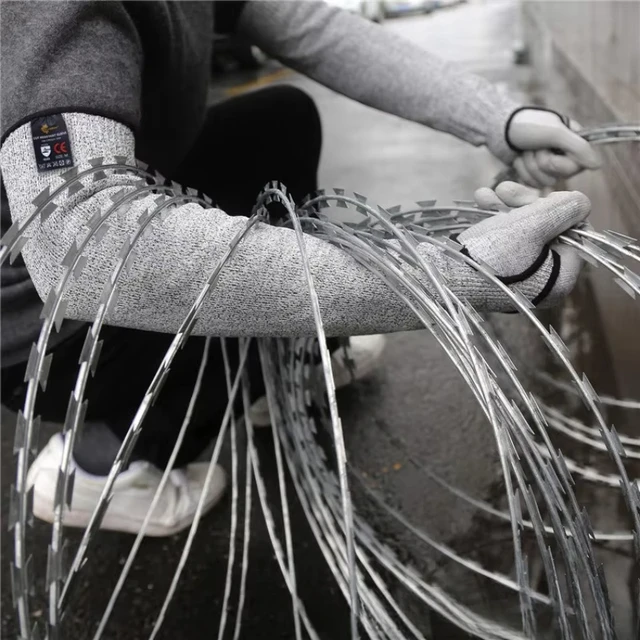 1Pc Level 5 HPPE Cut Resistant Anti-Puncture Work Protection Arm Sleeve Cover Cut-resistant Arm Sleeve ED-shipping 3