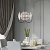 Nordic Designer LED Ceiling Chandelier Glass Dining Living Room Center Table Kitchen Pendant Lamp Home Decor Lighting Fixture 1