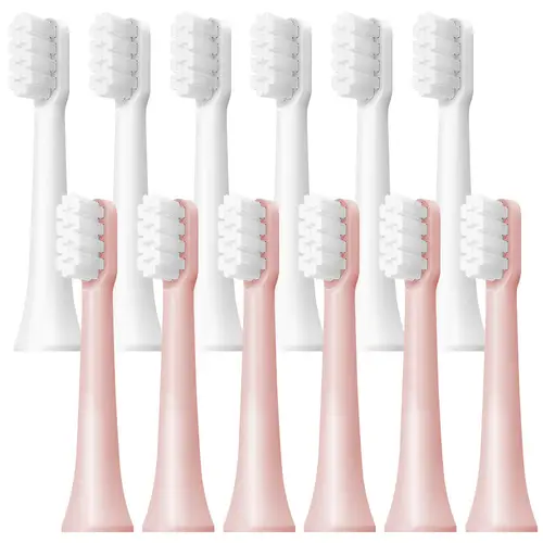 6/12Pcs Replacement Brush Heads For  MIJIA T100 Mes603 Electric Toothbrush Vacuum DuPont Soft Bristle Suitable Nozzles - Image 8