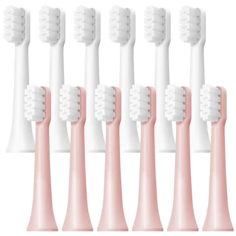 6/12Pcs Replacement Brush Heads For  MIJIA T100 Mes603 Electric Toothbrush Vacuum DuPont Soft Bristle Suitable Nozzles - Image 8