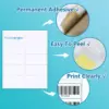 2" x 4" Shipping Labels,Printable White Mailing Labels for Laser/Inkjet Printer,Permanent Adhesive Sticker Labels(500. 4