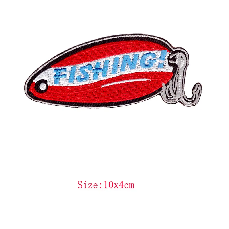 Fine Fish Fishing 3D Embroidery Patches Iron On Yellow Leaf Badge Clothing  Denim Backpack Fashion Appliques - AliExpress